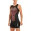 2XU Active Tri Singlet /Black Sherbert Line Print