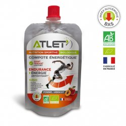 Acheter ATLET Compote Energetique Bio 100g /pomme abricot malto