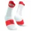 COMPRESSPORT Pro Racing Socks V4,0 Run High /blanc fluo rouge